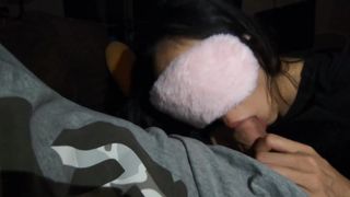 Student Learn French while Sucking a Big Dick - Cum in Mouth and Deepthroat