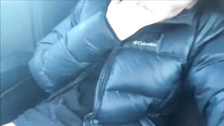 Busty Teen Masturbating in Parter's Car