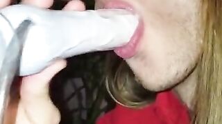 Tarzan suck dildo