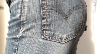 Old Levis jeans ass tease 4