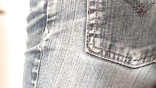 Old Levis jeans ass tease 4