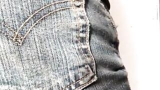 Old Levis jeans ass tease 4