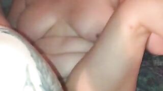 Amateur Hairy BBW messy creampie