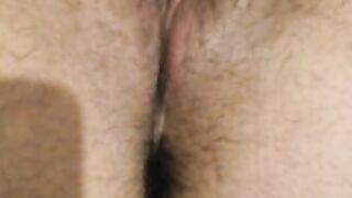 Gf fingering hairy pussy