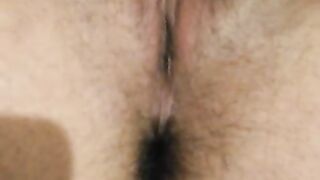 Gf fingering hairy pussy