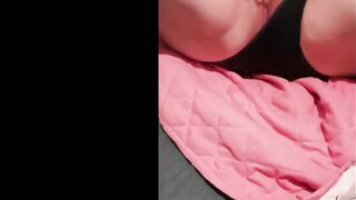 Saras Adventures 8.4 - Desperate Masturbation Piss and all over Blanket makes me Cum