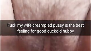 Like a Good Cuckold, I Fuck my Wife when her Pussy is Full of someone Else's cum[Cuckold.Snapchat]