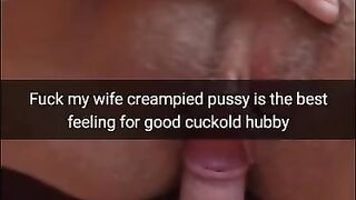 Like a Good Cuckold, I Fuck my Wife when her Pussy is Full of someone Else's cum[Cuckold.Snapchat]