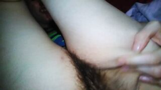 Hirsute Hairy Solo ManyVids Onlyfans PAWG PinkMoonLust Smells own Hairiest Pussy Touches Labia Lips