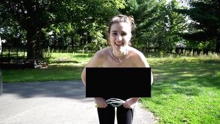 Piper Blush Jump Rope Test no Bra