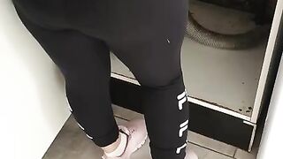 Step Mom Pulled off Leggings Fucking Step Son in Laundry Room