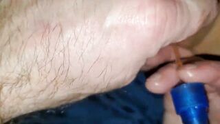 Wife gets finger fucked and urethral play from hubby POV