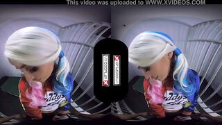 Suicide Squad XXX Cosplay VR Porn featuring Haley Quinn getting smashed