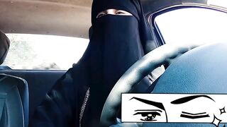 Niqab super mamant dance don la voiture khadoj