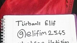 turbanli elif iletisim icin bilgilerini paylasiyor