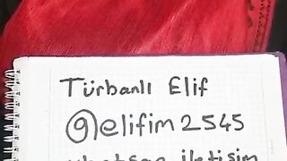 turbanli elif iletisim icin bilgilerini paylasiyor