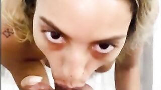 Innocent 18 Y/O Teen Gets MASSIVE Facial from BBC