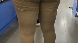 Khaki Brown Leggings in Checkout line 2