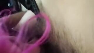 Pink Hair Sucking Dick