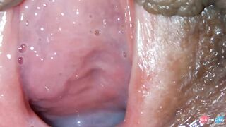 Cum Dripping out of my Pussy very Close Up!