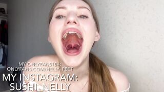 Onlyfans Girl Shows her Uvulu, Mouth and Tongue