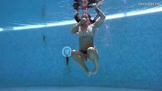 Puzan Bruhova sexy underwater submerged teen