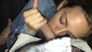 Hot blowjob from a girlfriend