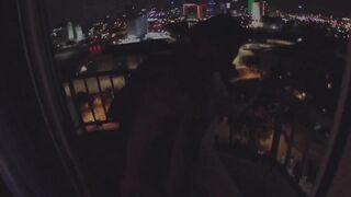 Hotwife Takes BBC on Hotel Balcony!