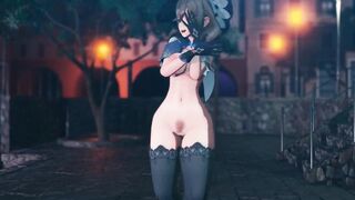 Mmd R18 Big Tits Genshin Impact Lisa she is Addicted to Small Tiny Dick