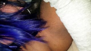 Thick Blue Haired PAWG Ravaged by BBC after Wet Deepthraot Sweet Moaning