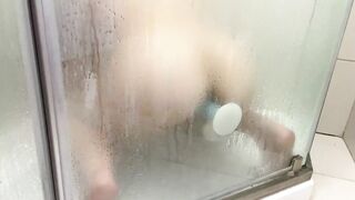 Pounding my pussy hard in the shower POV