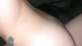 Loud Moaning Teen Fucked after Shower, Doggy & Riding Creampie - Phone POV