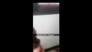 Horny Step Mom Sucking Dick through Glory Hole, Snapchat Glory Hole