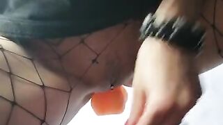 Fucking Suction Cup Dildo on Truck Window when he Rolls the Window down - will make you Laugh