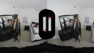 VR Sex With A Hot Catwoman Carmen Caliente Only on VRCosplayX.com