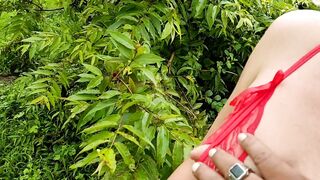 Sex Slave Slut Hard Training in Rain Forest -8