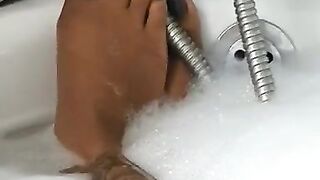 Solo instagram ebony rea fit bathing sexy feet and toes