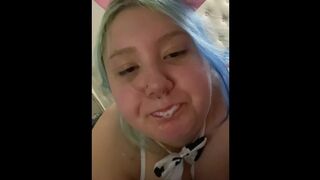 Doggy Style Face POV Sexy Cow Bikini Mouth Cumshot