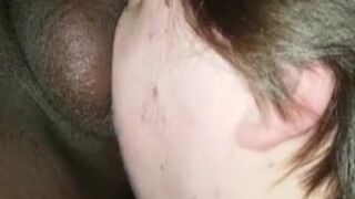 Bbwbootyful licking & sucking BBC Taint