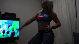 Super Girl Show Off