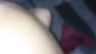 Teasing my pussy with his cock