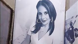 Cumtribute for a friend's hot mother !!