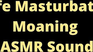 Morning Masturbation ASMR Moaning WIFE Home Alone, please don't CUM yet