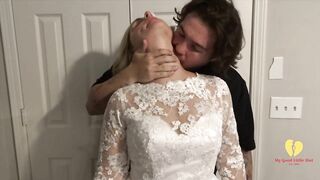 PASSIONATE MAKEOUT WITH BRIDE BEFORE WEDDING!