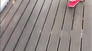 BALCONY ANAL SEX WITH MY HORNY EX,GIRLFRIEND