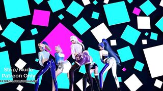 [MMD] EXID - DDD Sexy Kpop Dance Kda Ahri Akali Kaisa Evelynn Seraphine Kda all out