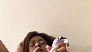 WATCH NOW SEXY EBONY N LATINA MILF COMES HARD FROM CLIT VIBRATOR