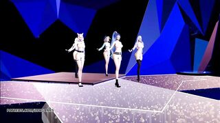 [MMD] STAYC - SO BAD Naked Dance Ahri Akali Kaisa Seraphine Evelynn KDA AllOut