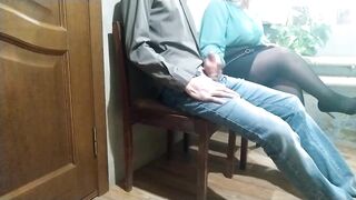 Stranger Woman in the Waiting Room Handjob to me