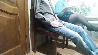 Stranger Woman in the Waiting Room Handjob to me